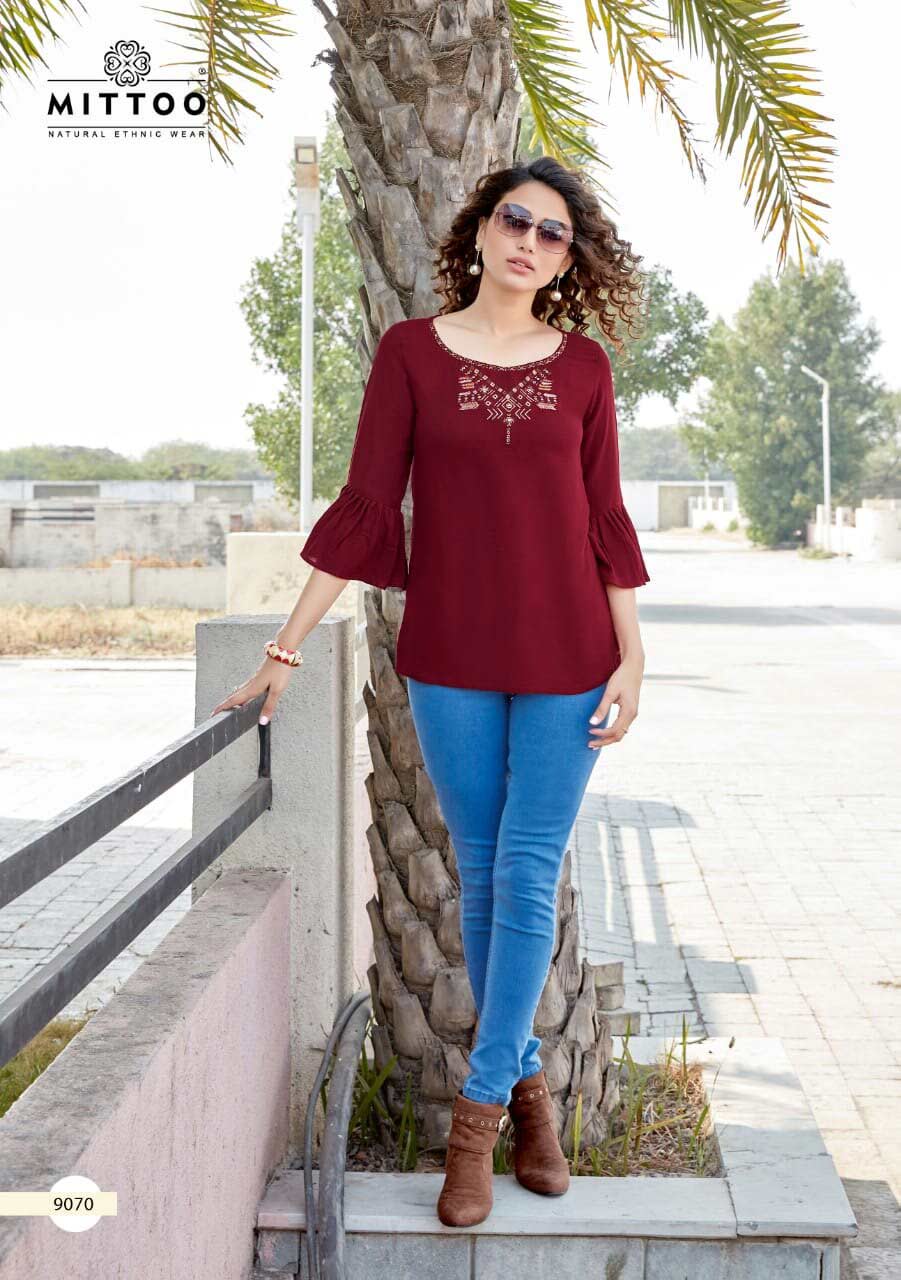 Poorva Vol-9 Viscose Designer Tops Catalog Poorva Vol-9 Viscose Designer Tops Catalog